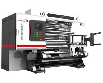 1300 Width Jumbo Roll Slitting Machine For Plastic